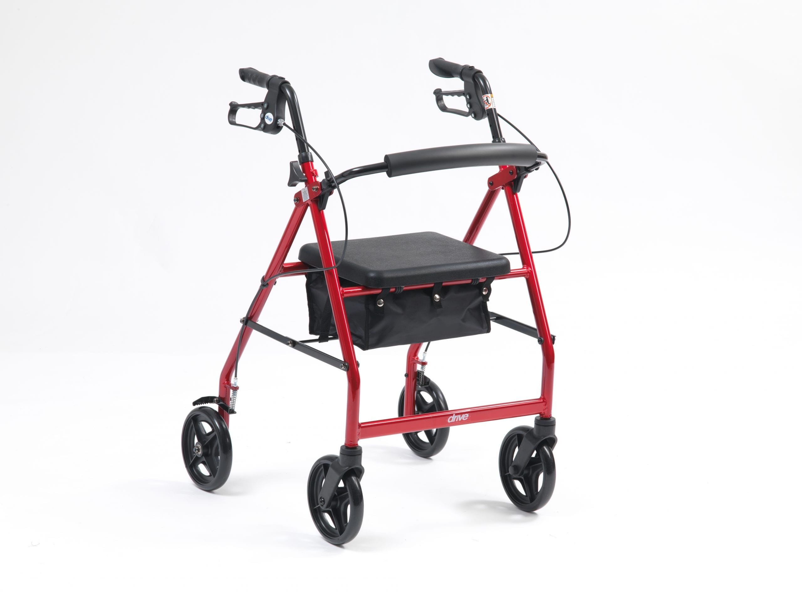 Aluminium 4 Wheel Rolator (8″ Wheels Outdoor Use)